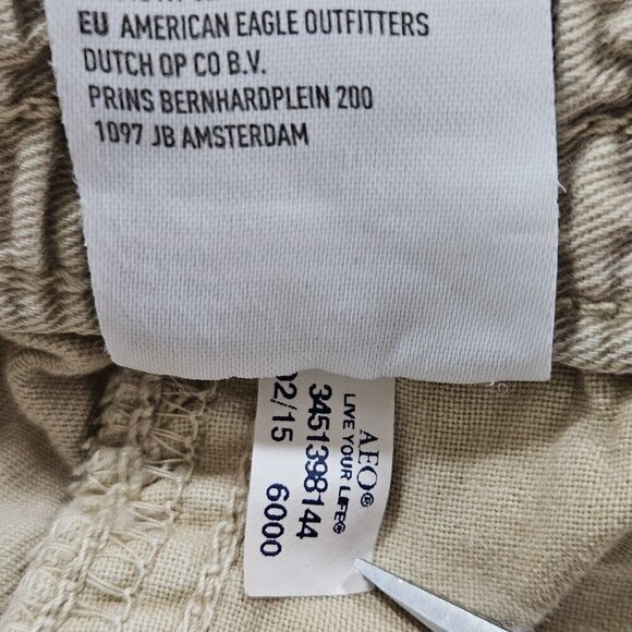 American Eagle Shorts Mens L Beige Cargo Utility Pockets Outdoor Gorpcore Grunge - Picture 13 of 16